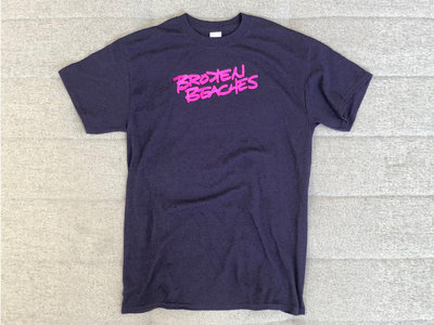 Broken Beaches Pink Logo T-shirt - Blackberry main photo