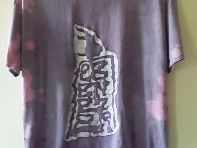 XL Hand Batiked and Dyed T-shirt (Purple XL) main photo