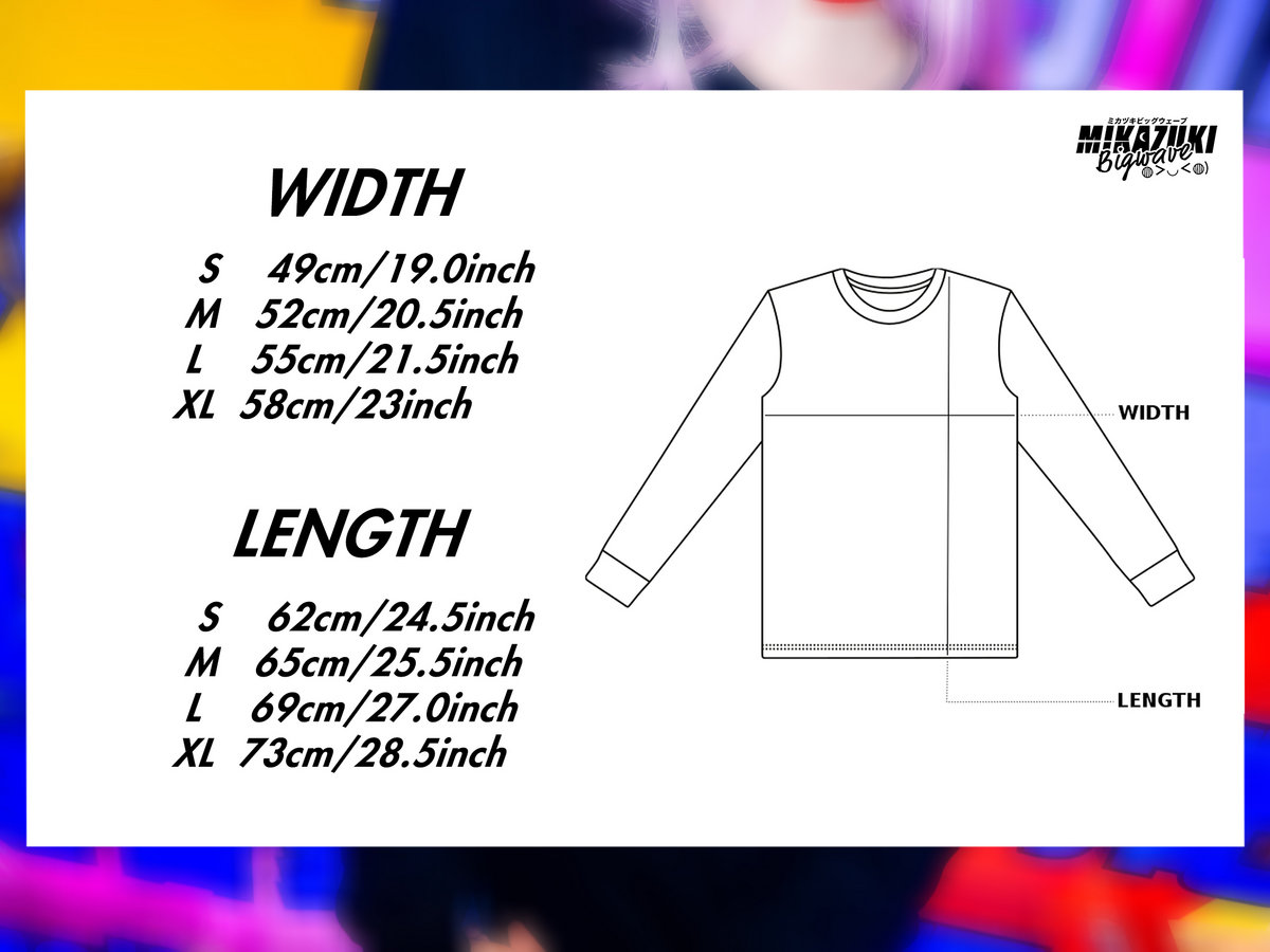 Mikazuki Bigwave Logo Long Sleeve Tee [EMBROIDERED