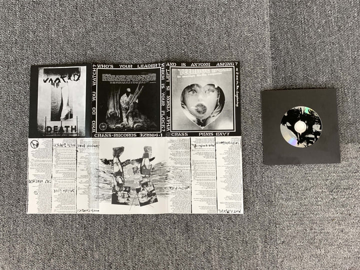 【希少美品】CRASS PENIS ENVY LP + ポスター Totally Vinyl Records || Crass - Penis envy LP Poster