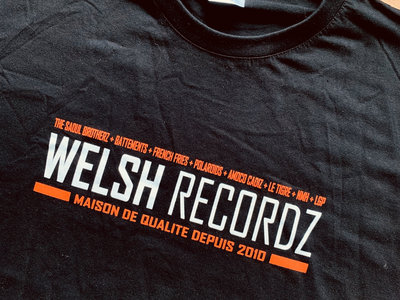 T Shirt Welsh Recordz "Maison de qualité" Noir/Black main photo