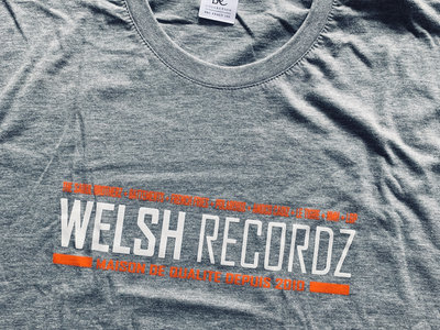 T Shirt Welsh Recordz "Maison de qualité" Gris chiné/Sport grey main photo