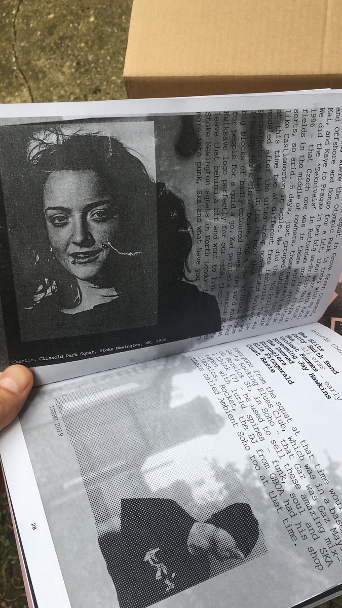 GRAVER #1: 'Quondam' - 48 page b/w zine, layout by REQ TDK