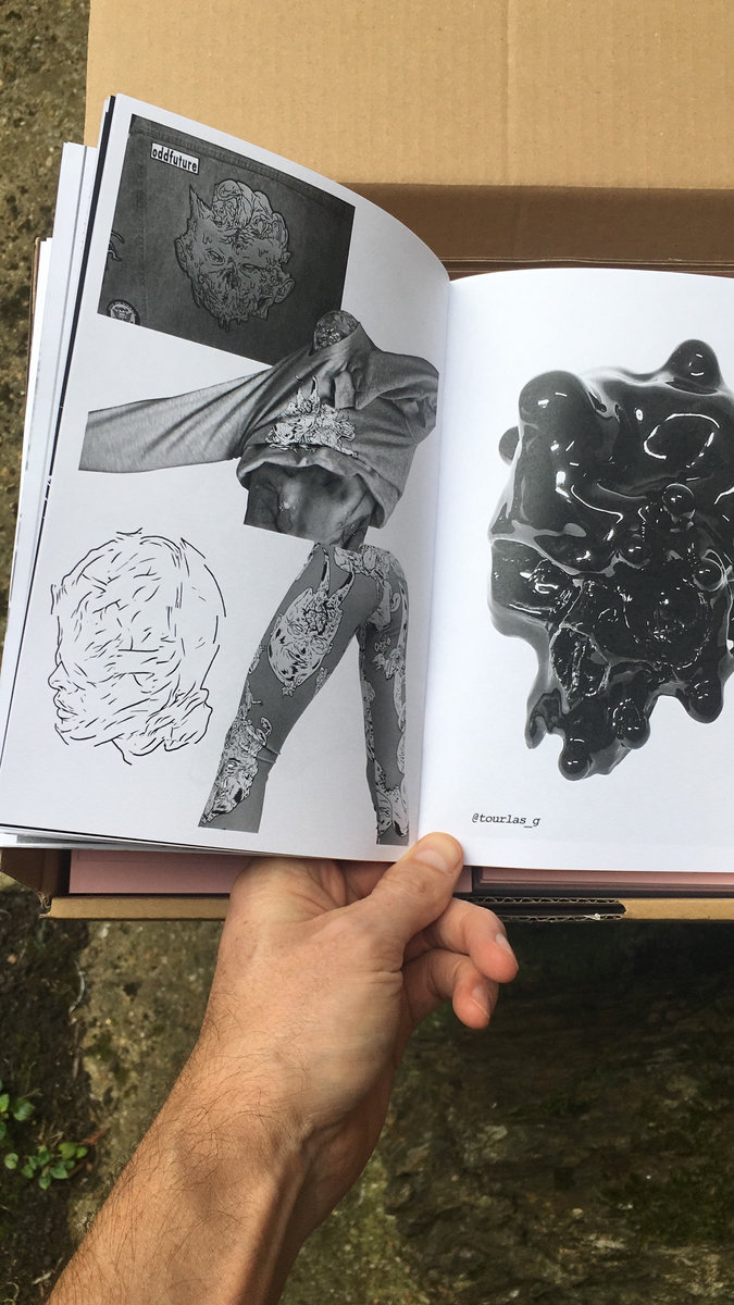 GRAVER #1: 'Quondam' - 48 page b/w zine, layout by REQ TDK