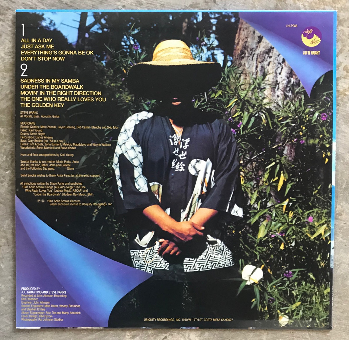【廃盤新品LP】Steve Parks / Movin' In The Righ Steve Parks – Movin' In The Right Direction – Vinyl (7
