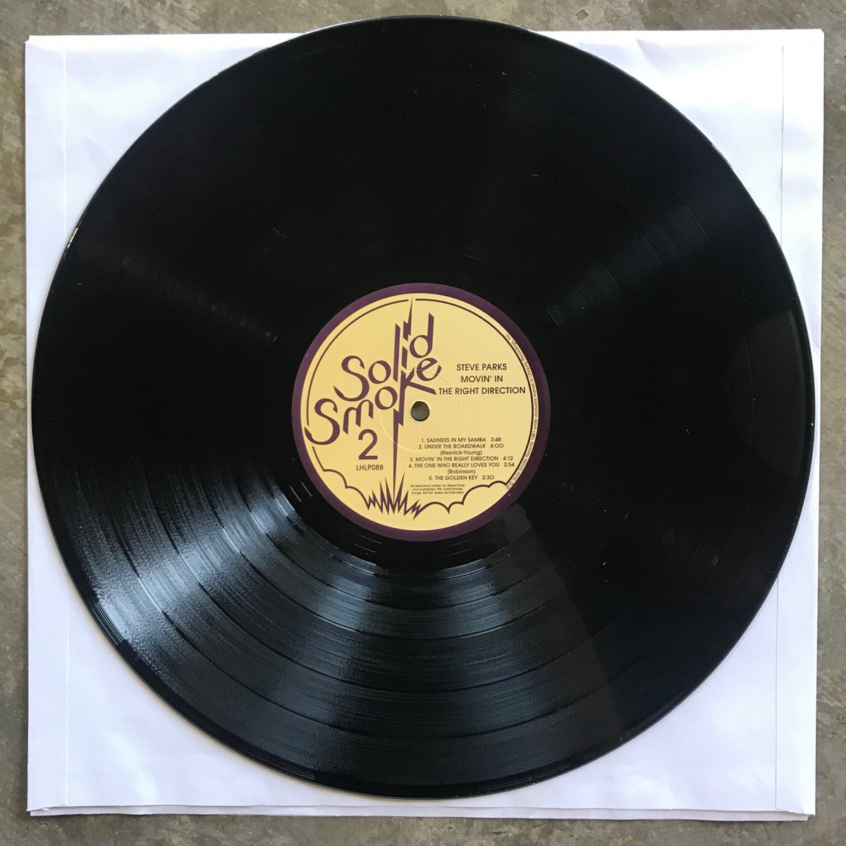 【廃盤新品LP】Steve Parks / Movin' In The Righ STEVE PARKS : Movin' In The Right Direction (LP/180g