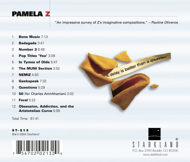Pamela Z: A Delay is Better | Starkland
