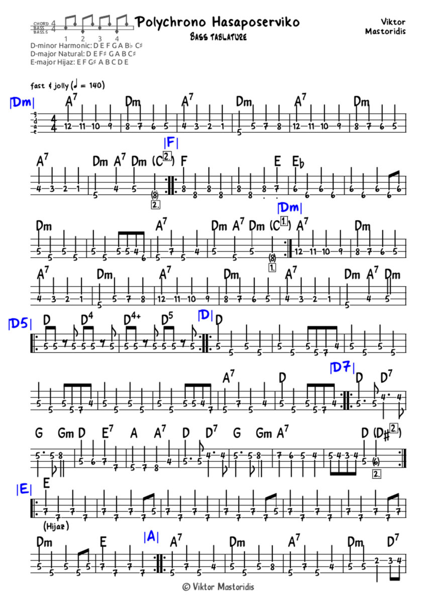 Polychrono Hasaposervikofull Baglamas Instrumental Greek Bouzouki