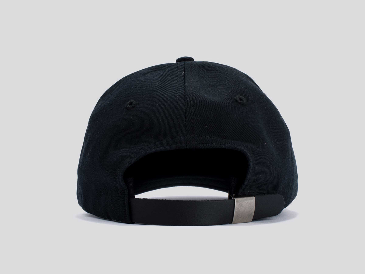 6 panel hat leather strap Clearance