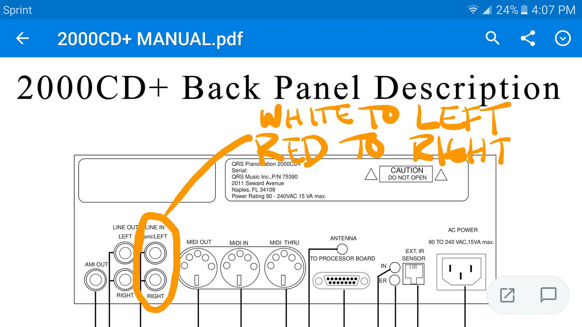 BLUETOOTH ADAPTER FOR PLAYER PIANO HAMMERS AND KEYS