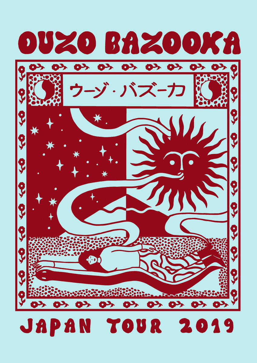 Japan Tour Poster | Ouzo Bazooka