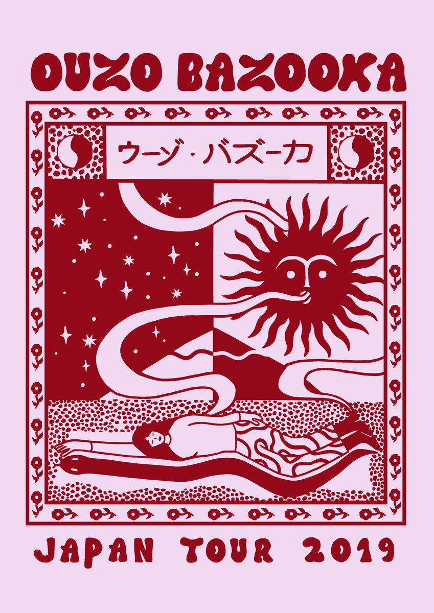 Japan Tour Poster | Ouzo Bazooka