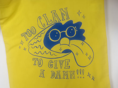 Too Clam To Give A Damn! Tote bag by Ruth Herbert main photo