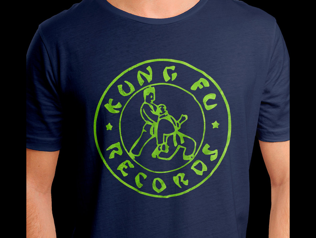Official Kung Fu Records (T-Shirt) Yellow or Green Logo
