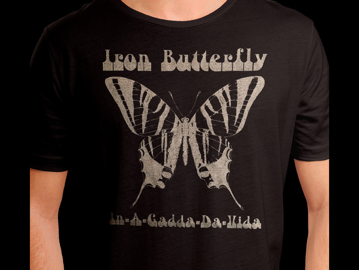 Iron butterfly t shirt Outlet