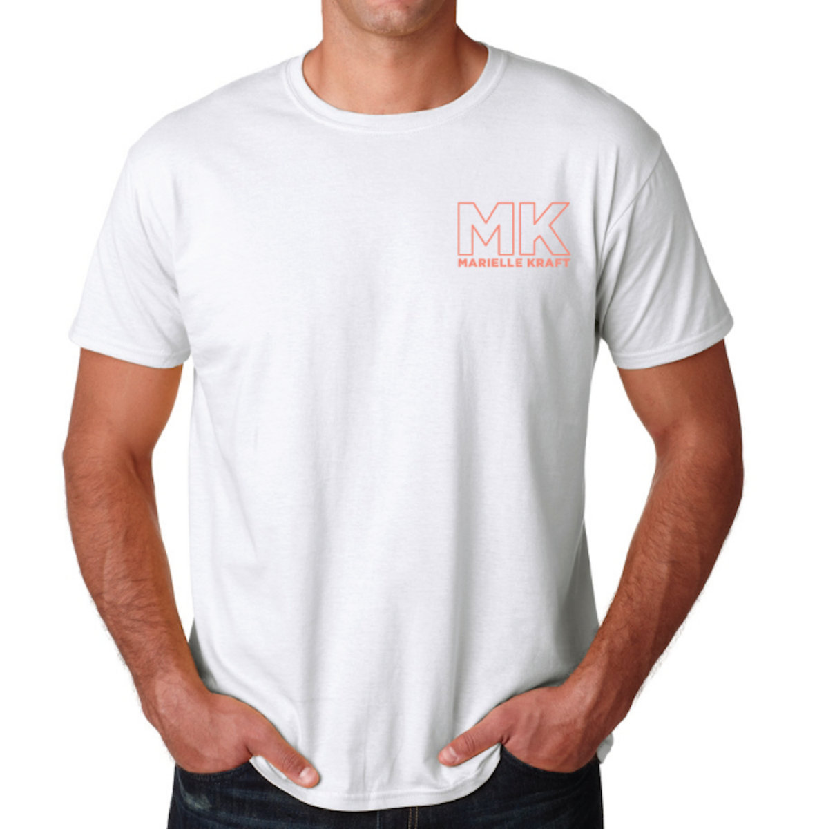 mk white t shirt
