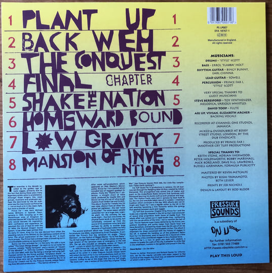 英LP Prince Far I, Arabs Cry Tuff Dub Encounter Chapter 3 PSLP007 Pressure Sounds /00235 Prince Far I - Cry Tuff Dub Encounter Chapter 3 - Amazon.com