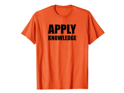 "APPY KNOWLEDGE" T-Shirt main photo