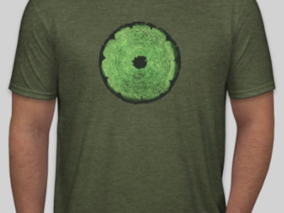 Lime Log Logo on Forest Green Shirt main photo
