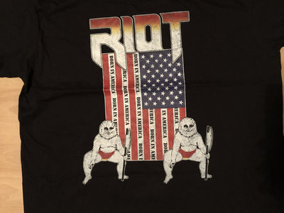Riot - Born In America - Retro Design T-Shirt - SHIPS OCT 5TH main photo