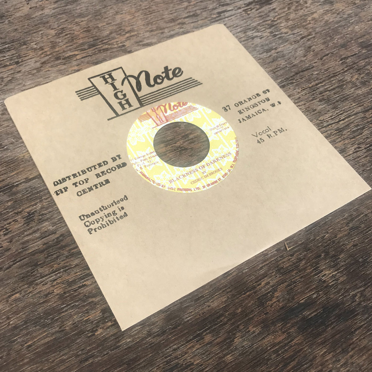 Blackness of Darkness / Africa Calling | Cedric Im Brooks | Dub