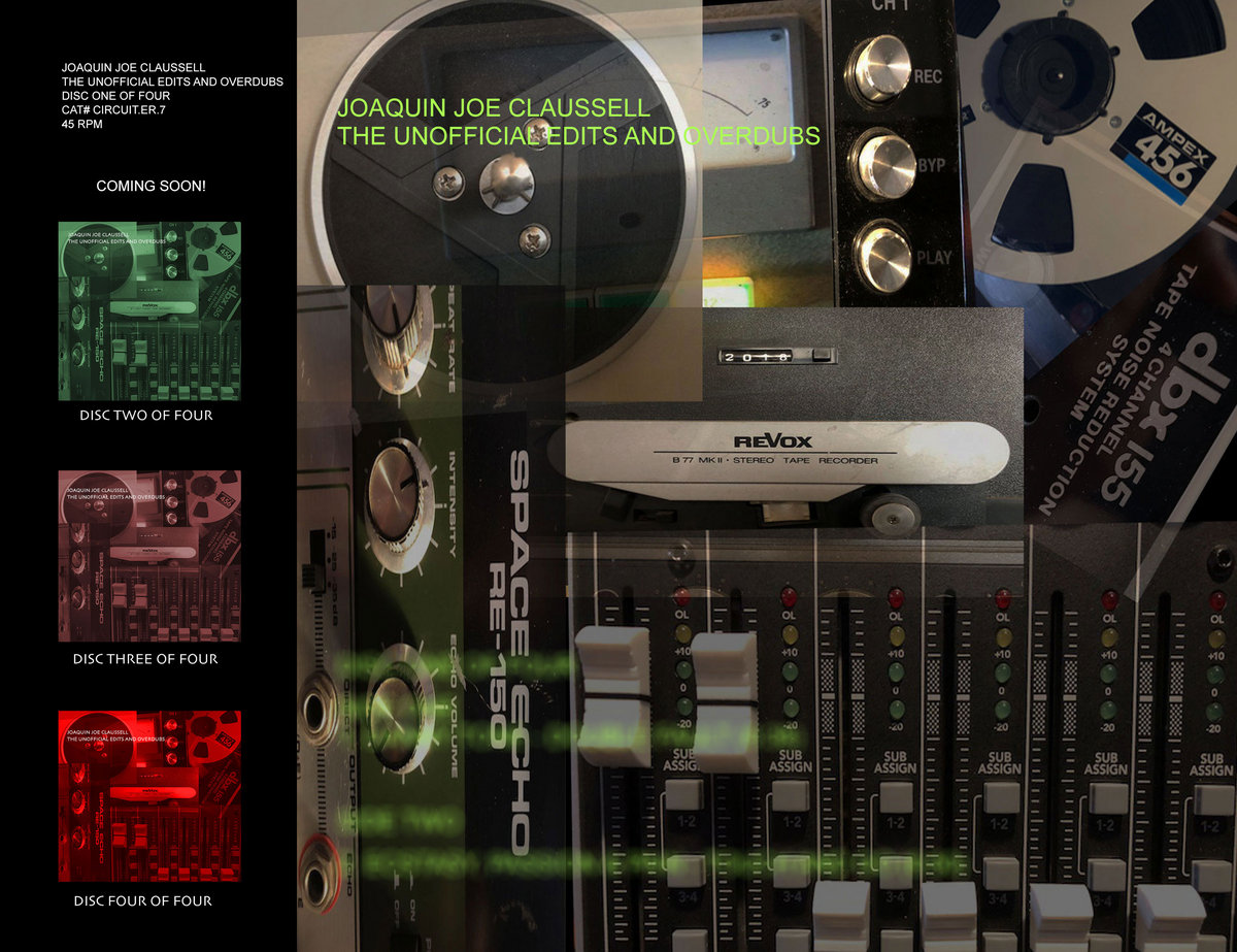 洋楽 Joe Claussell / Edits & Overdubs The Unofficial Edits & Overdubs Vol​.​1 - 2xCD | Joaquin Joe