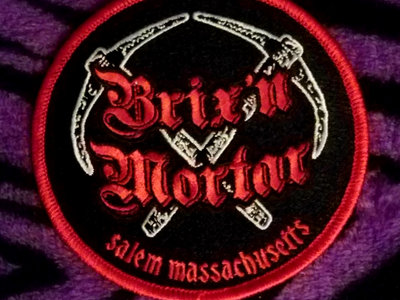 Embroidered Red & Black Patch main photo