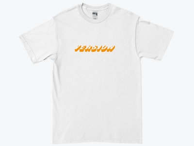 VERSION t-shirt 006 (white/orange) main photo