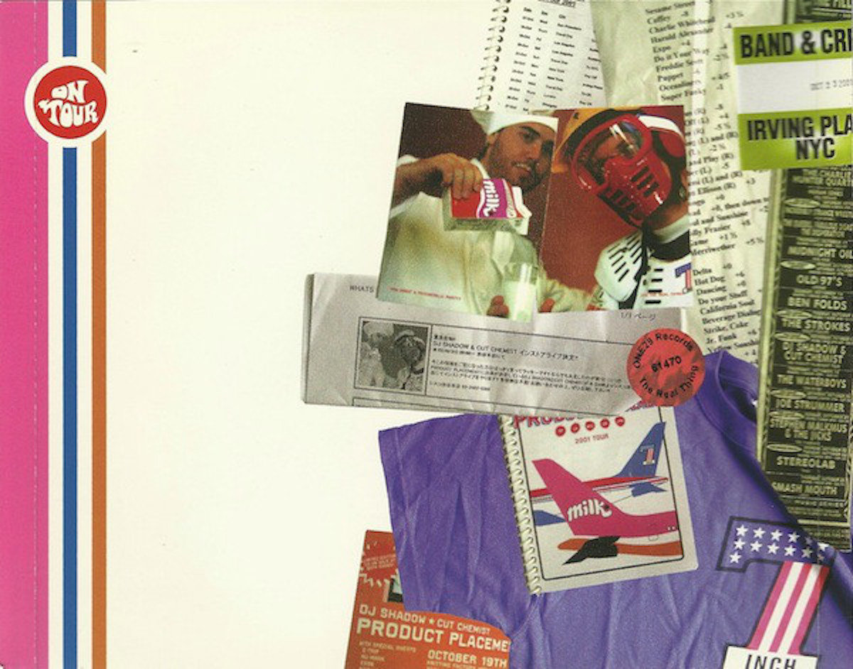 OG PRESS] Product Placement on Tour CD | Cut Chemist & DJ Shadow