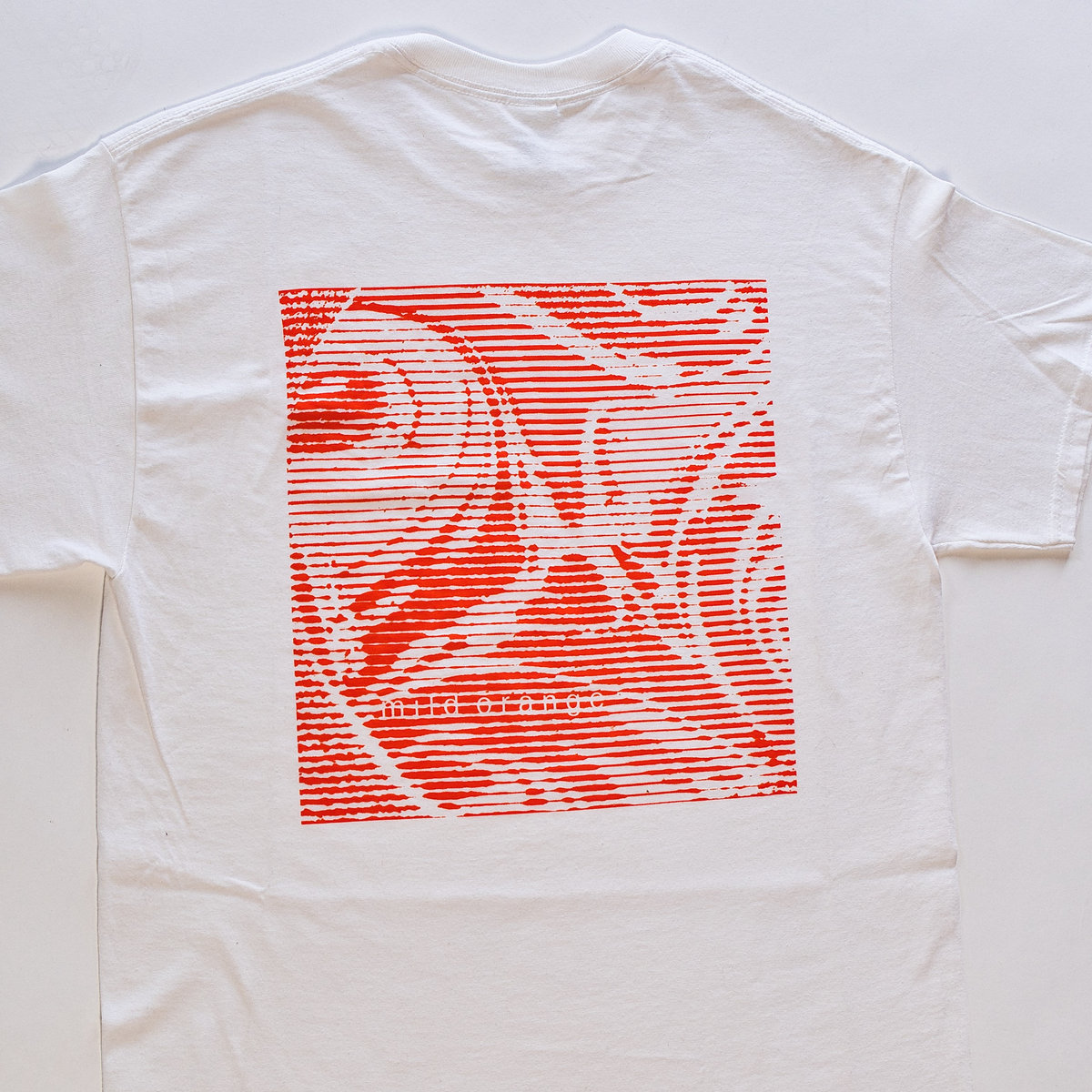 M.O-Flow T-Shirt (White) | Mild Orange