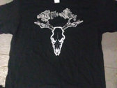 Stag Skull Design T-shirt photo 