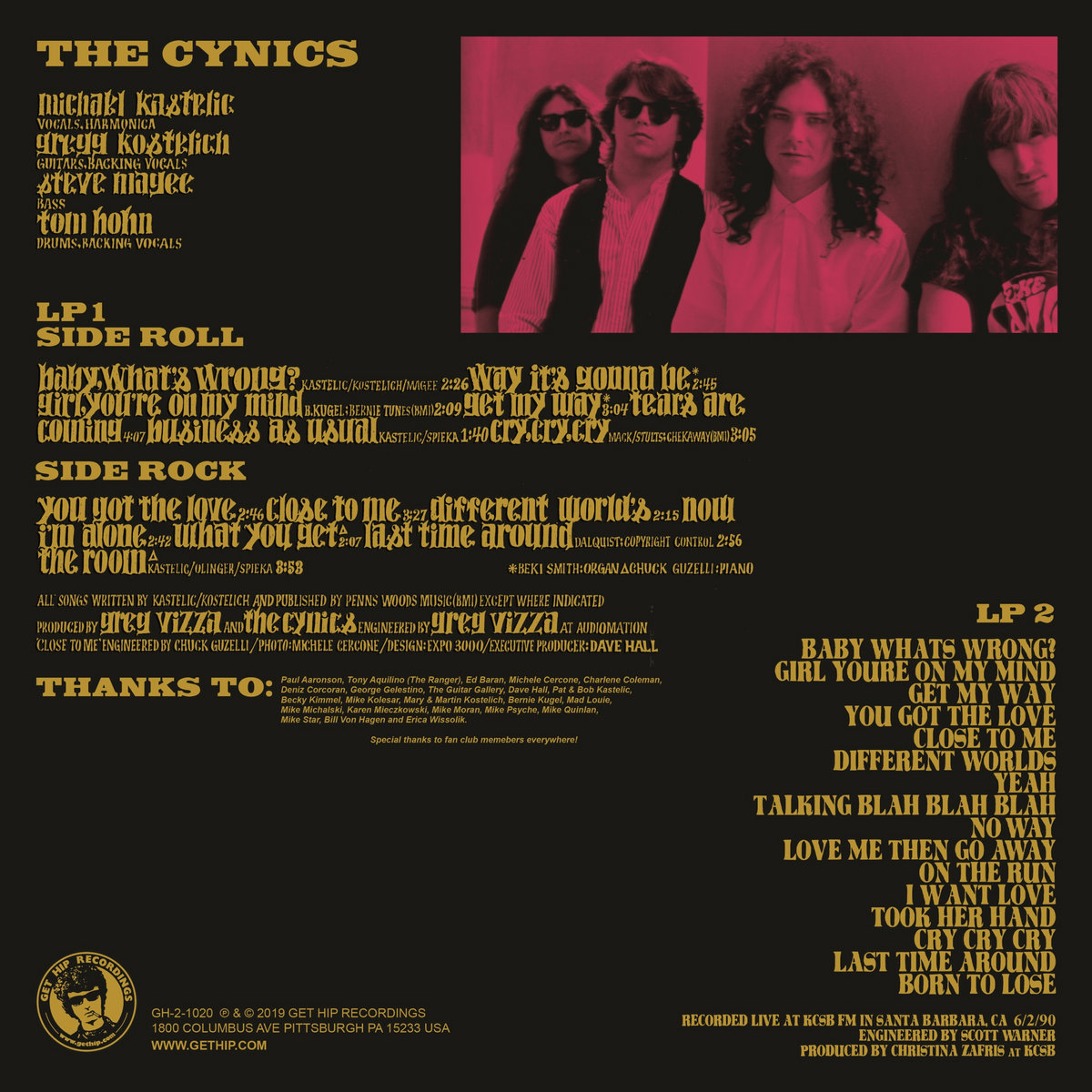 RockNRoll - 30th Anniversary Reissue | Cynics | Get Hip Recordings