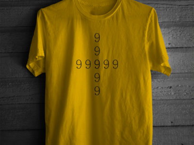 999999999 yellow tshirt "LOVE 4 RAVE" (limited edition) main photo