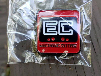 Electronic Cottage Enamel Pin main photo