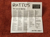 Rattus - Stolen Life CD photo 