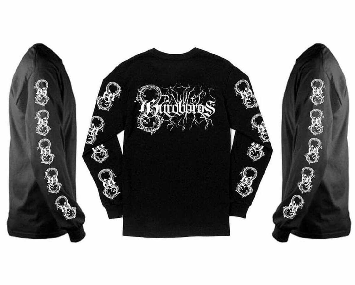 White Logo on Black Long-Sleeve | Dawn 