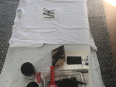 VAR Hand stamped white T-shirt photo 