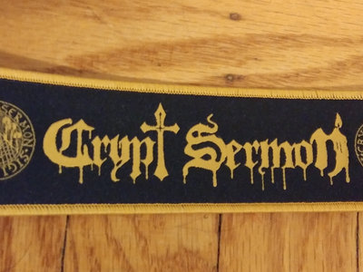 Crypt Sermon Banner embroidered patch main photo