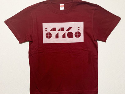 34423 Logo T-shirt Bordeaux main photo
