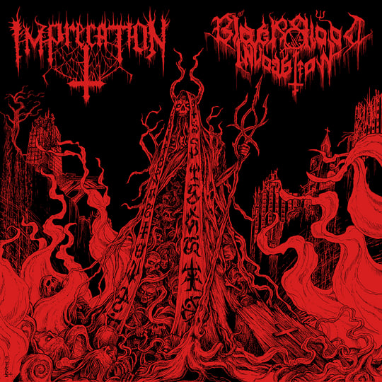 Diabolical Flames of the Ascended Plague | Imprecation/ Black