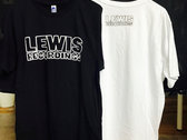 Lewis Recordings Organic Fair Trade Cotton T-Shirt, White Or Black photo 