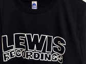 Lewis Recordings Organic Fair Trade Cotton T-Shirt, White Or Black photo 