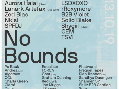 A3 No Bounds 2019 official poster + Free Download. main photo