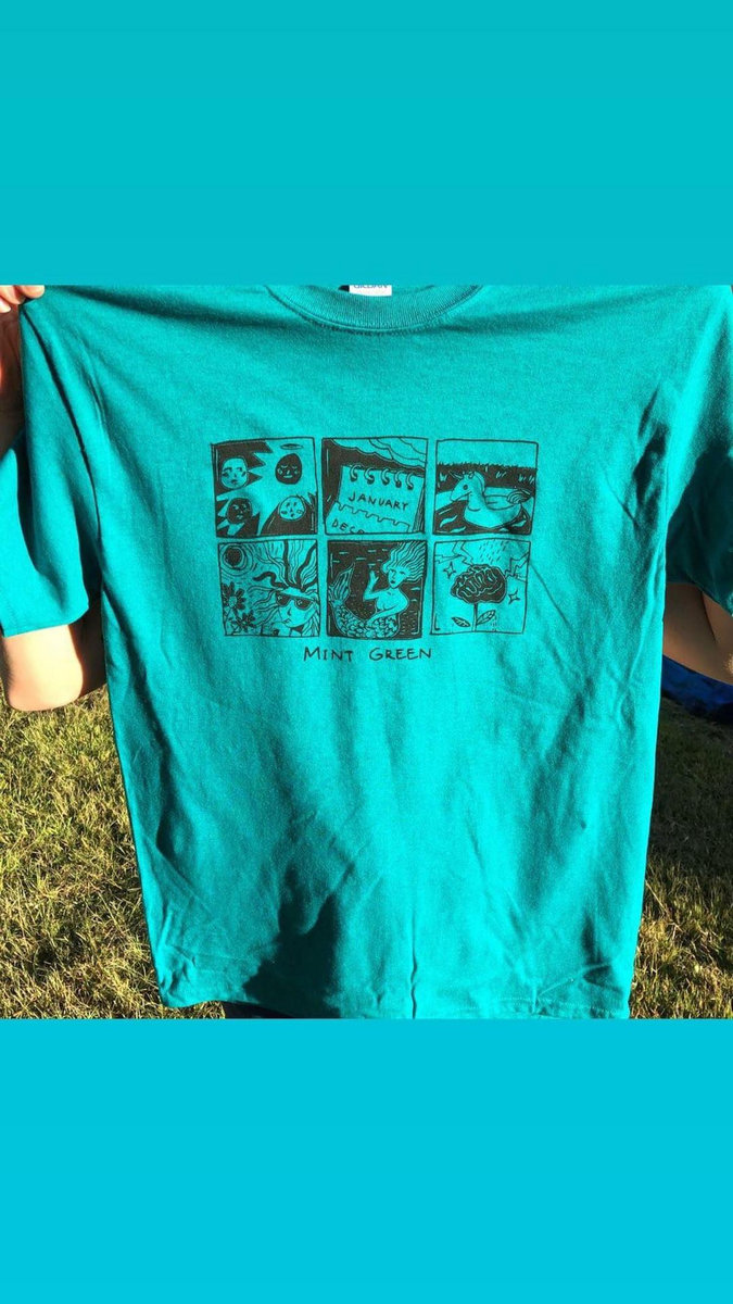 mint green shirt design