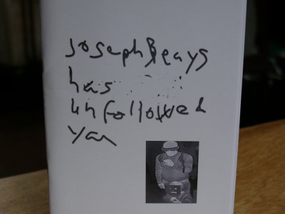 Joseph Beuys has unfollowed you (book) main photo