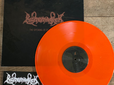 The Opening Of Dead Gates (orange vinyl) with logo sticker main photo