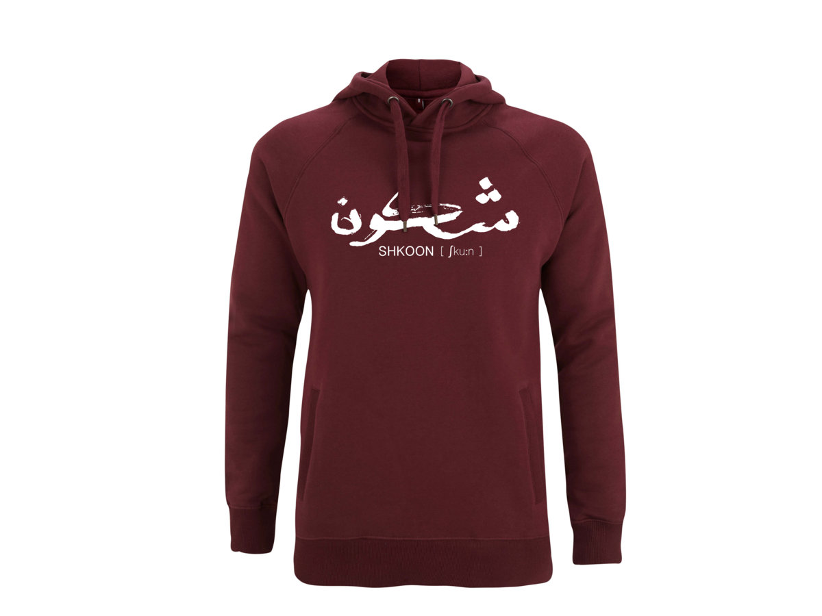 maroon basement hoodie
