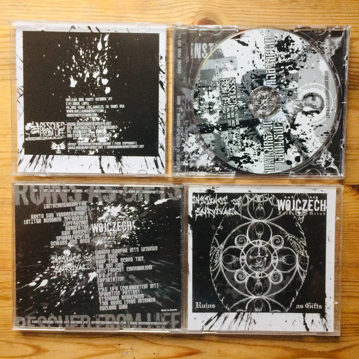 Wojczech/ Instinct of Survival "Ruins as Gifts" Split CD