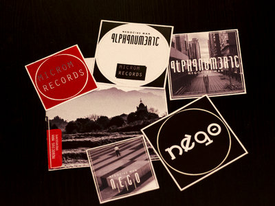 Pack Stickers Microm Records main photo