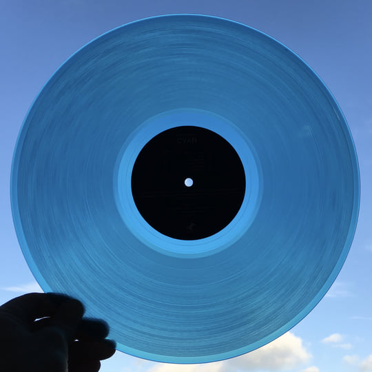 ENKA VINYL ゼノン ブルー蓄光 ヘッダー無し ENKA VINYL ゼノン ブルー